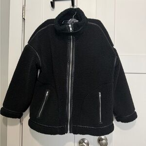 Abercrombie & Fitch Black Teddy Jacket